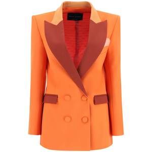 Hebe studio bianca double-breasted cady blazer